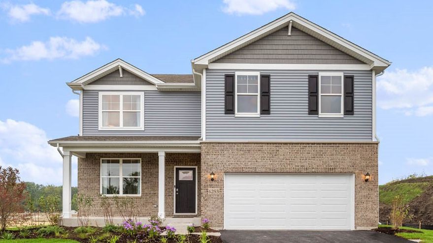 Oak Ridge Traditional Single Family por D.R. Horton en Chicago Illinois