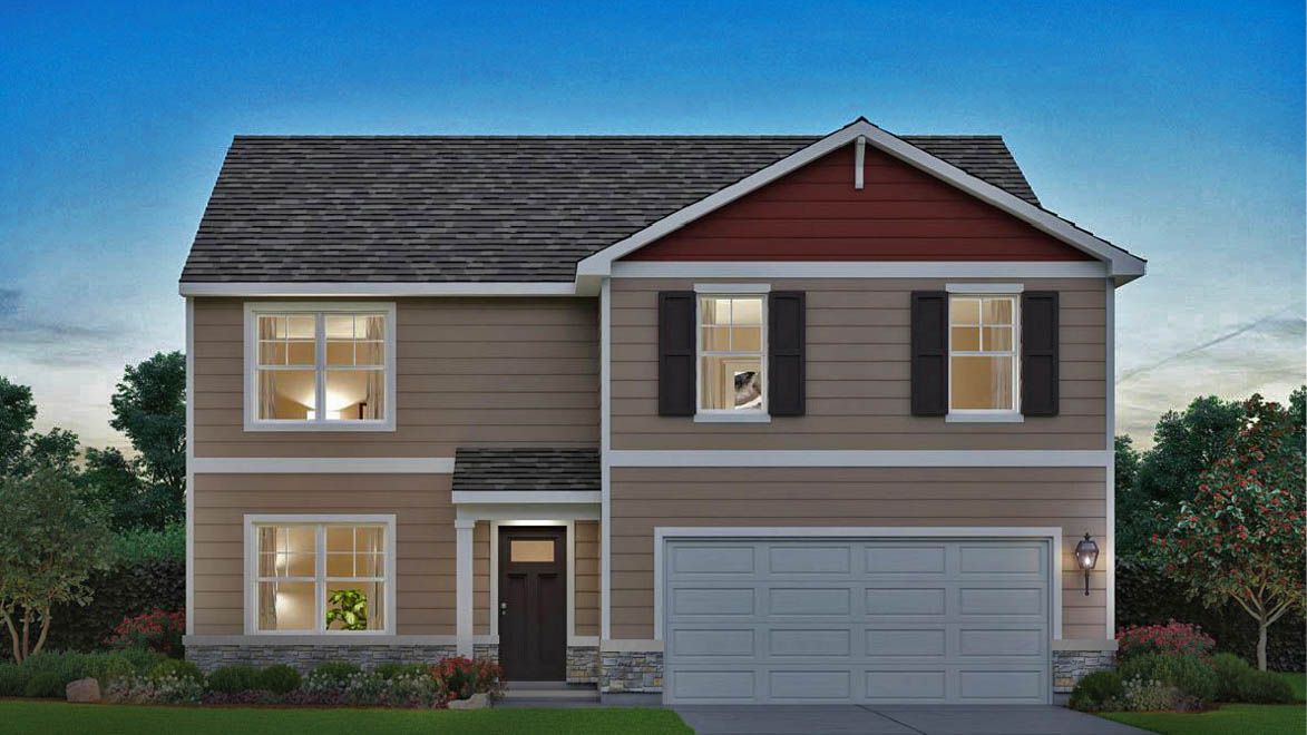 Schaefer Farm Ranch Townhomes por D.R. Horton en Racine Wisconsin