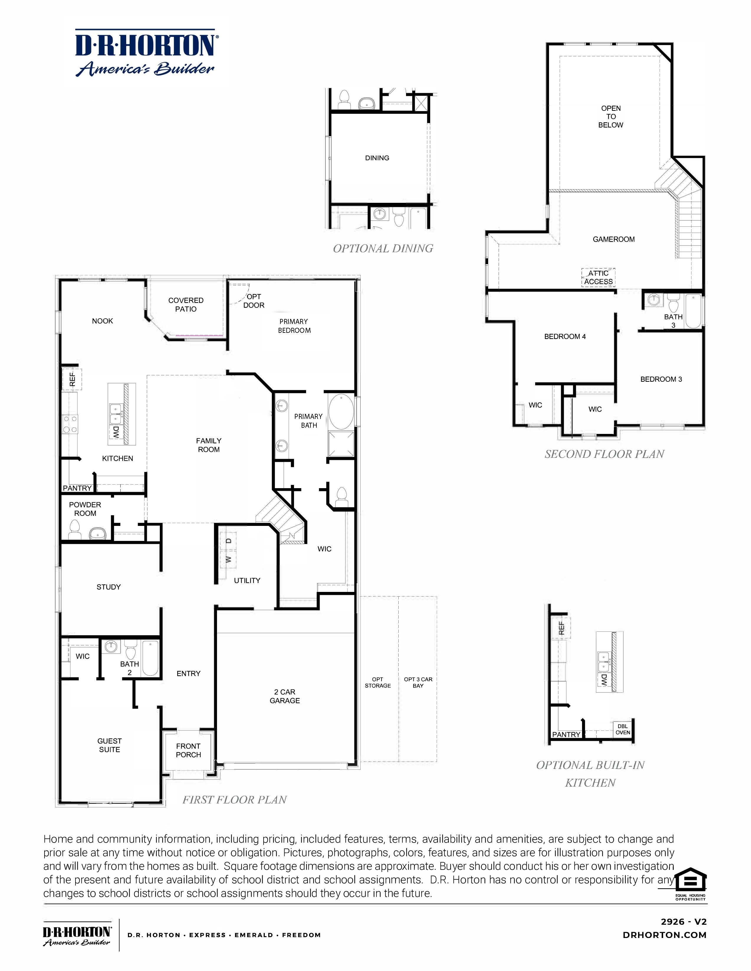 casa en Marlow Lake por D.R. Horton Basic