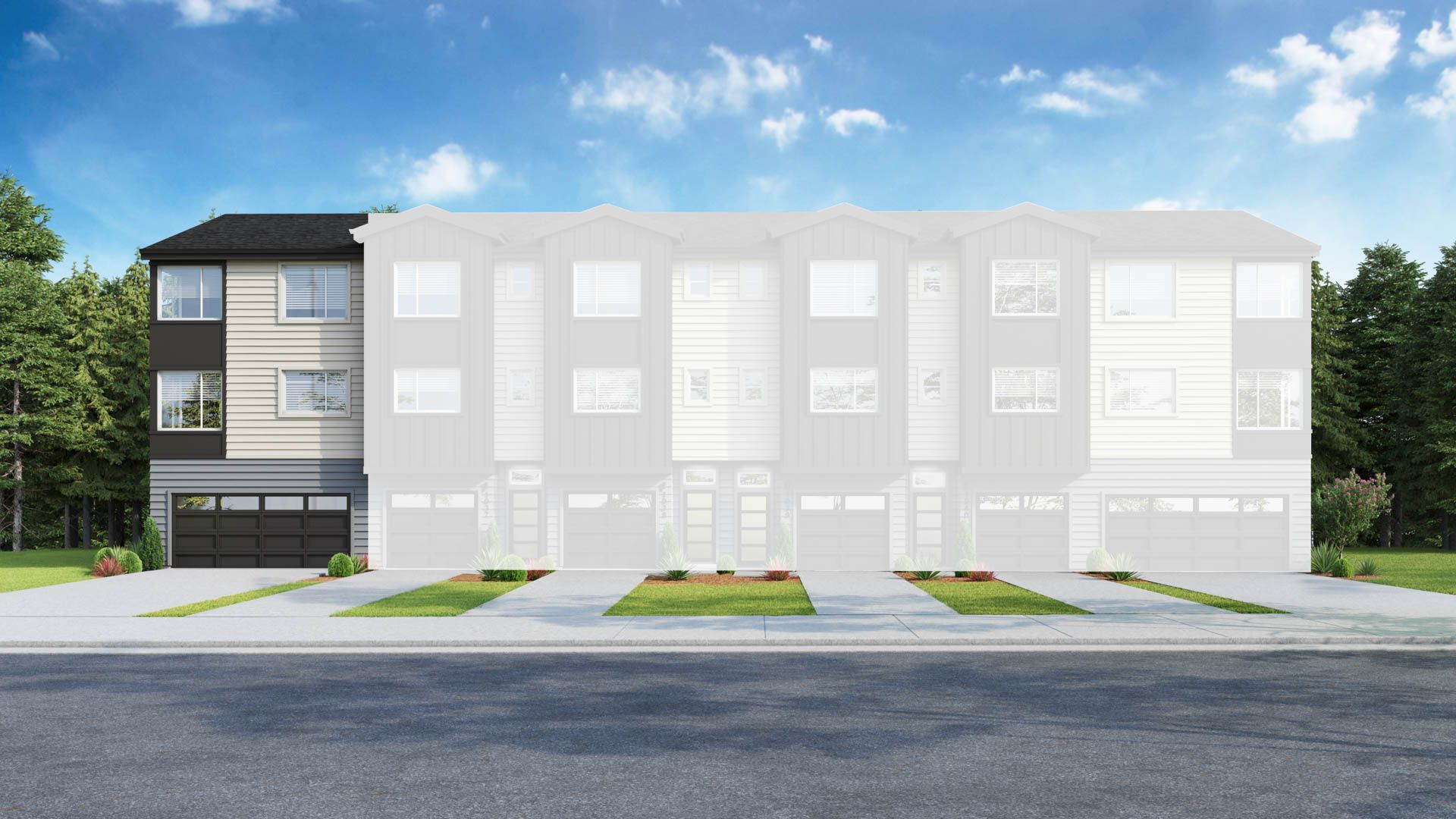 1st Ave Townhomes por D.R. Horton en Seattle-Bellevue Washington