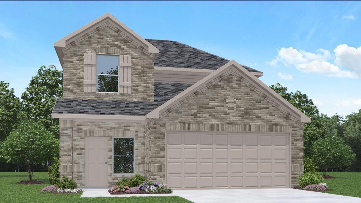 Plan E30J - Cypress Green: Tomball, Texas - D.R. Horton Basic