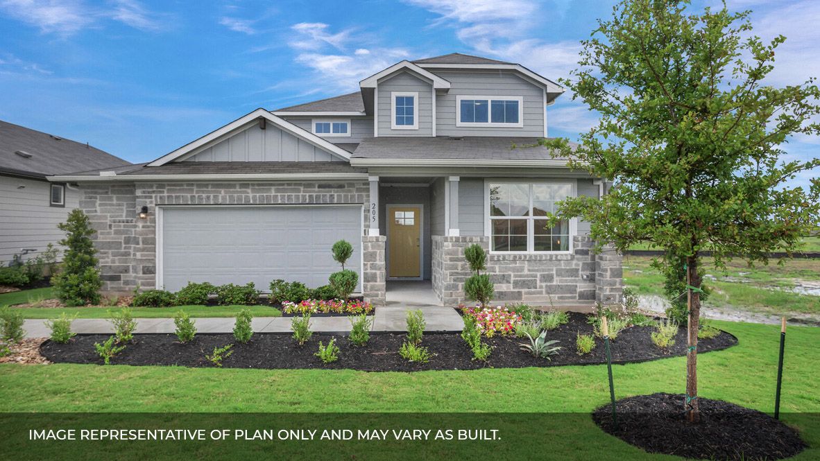 The Wilson II Plan at Talavera in Kyle, TX by D.R. Horton