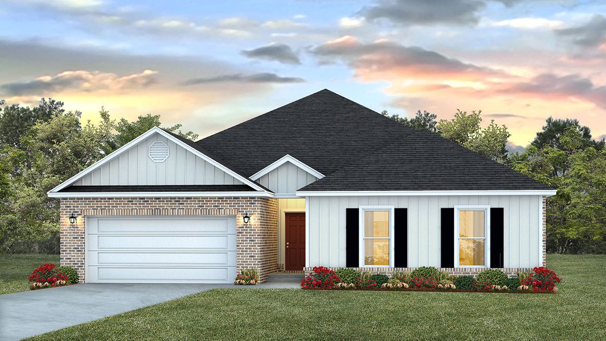 The Victoria Plan at Glen Eagle in Diamondhead, MS by D.R. Horton