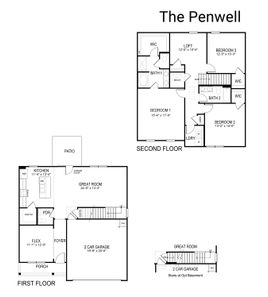 PENWELL Floor Plan - D.R. Horton