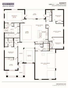 Everett Floor Plan - D.R. Horton