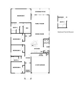 The Kingston II Floor Plan - D.R. Horton