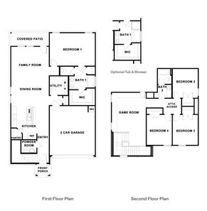 The Kendall II Floor Plan - D.R. Horton