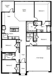 GLENDALE Floor Plan - D.R. Horton