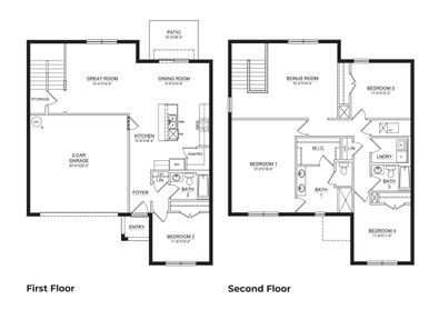 ENSLEY Floor Plan - D.R. Horton