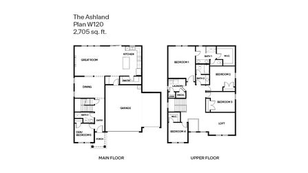 Ashland Floor Plan - D.R. Horton