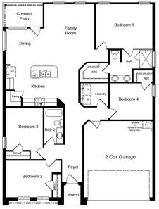 Starkville Floor Plan - D.R. Horton