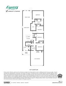 1582 Shelby (Enclave Plan) Floor Plan - D.R. Horton Basic