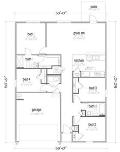 The Freeport Floor Plan - D.R. Horton Basic