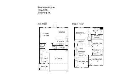 Hawthorne Floor Plan - D.R. Horton