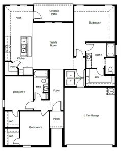 Bellvue Floor Plan - D.R. Horton