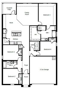 Texas Cali Floor Plan - D.R. Horton