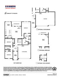 H143 Cedarwood - Elevon: Lavon, Texas - D.R. Horton Basic