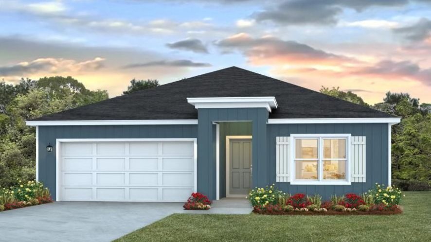 The Cali - Fallschase at Pathstone: Pensacola, Alabama - D.R. Horton Basic