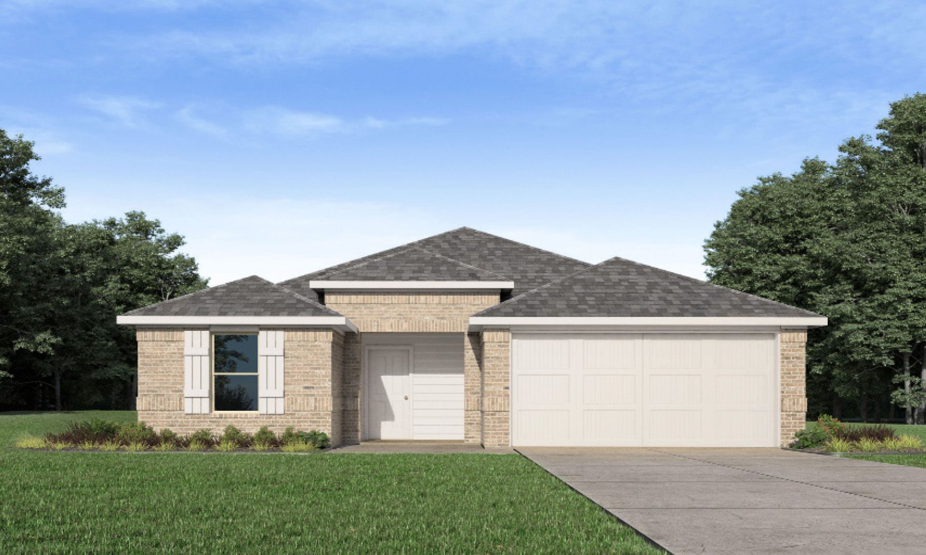 Denton - Newport Pointe: Crosby, Texas - D.R. Horton Basic