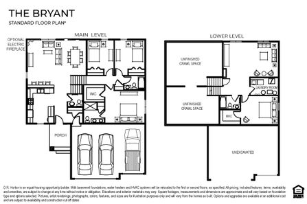 The Bryant Floor Plan - D.R. Horton