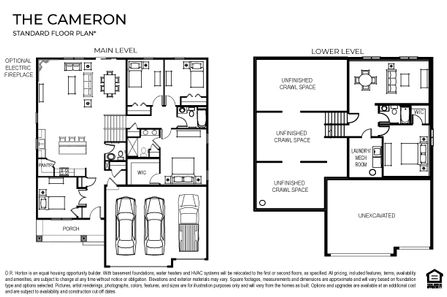 The Cameron II Floor Plan - D.R. Horton