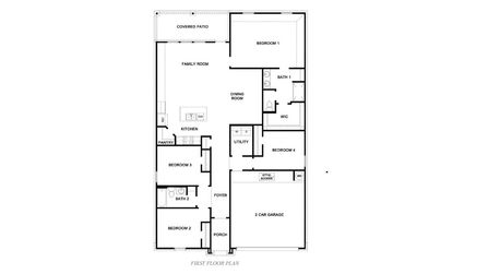 Justin Floor Plan - D.R. Horton
