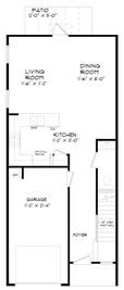 The Palm A - Pelican Landing Townhomes: Ocean Springs, Louisiana - D.R. Horton