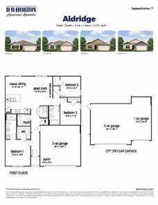 Aldridge Floor Plan - D.R. Horton