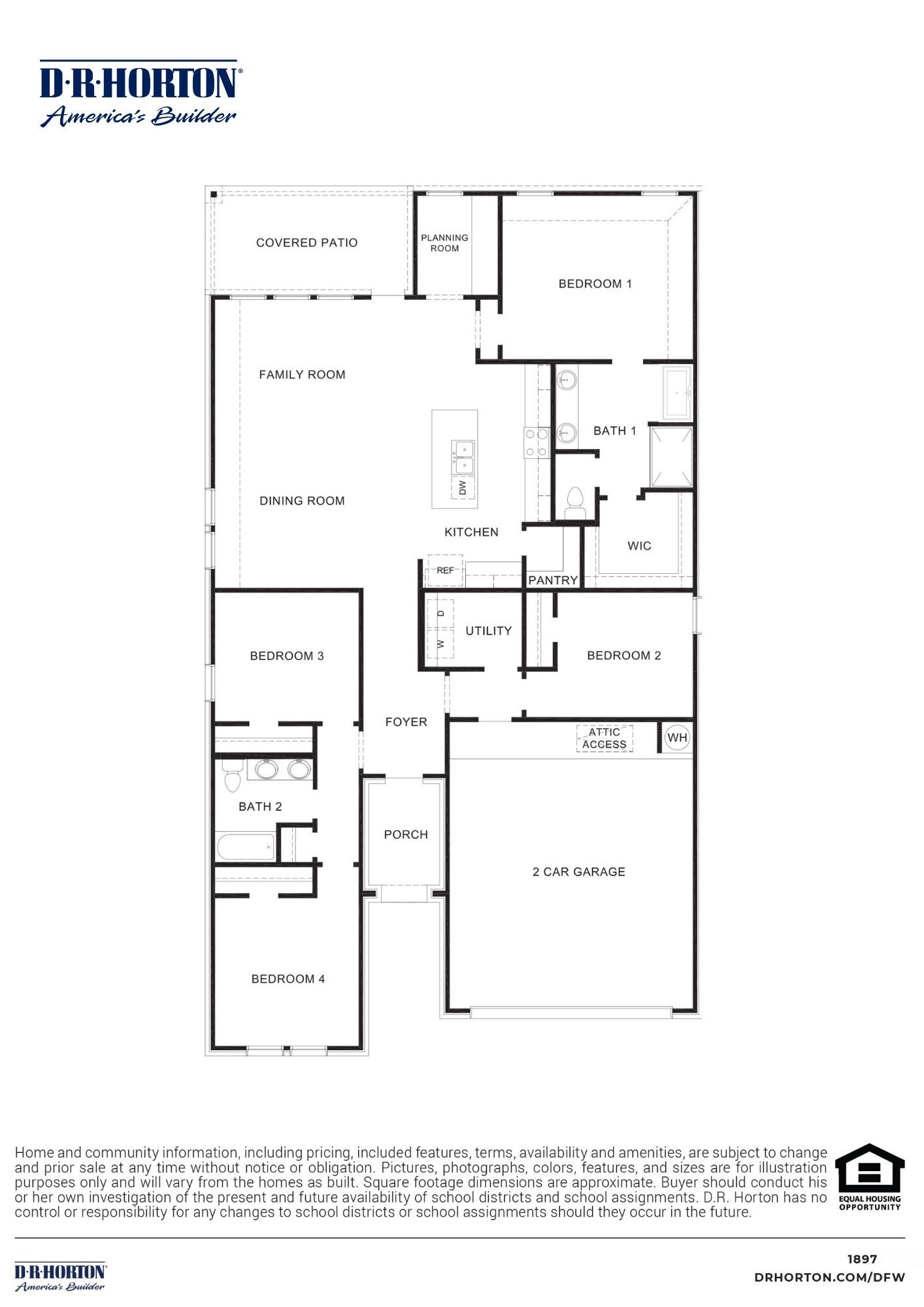 casa en Huber Place South por D.R. Horton