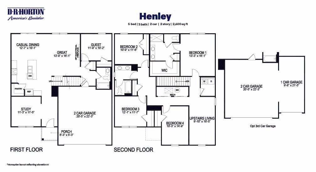 casa en Reserve at Honey Creek por D.R. Horton