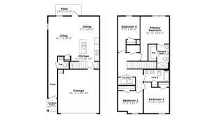 The Sabal Exterior - Harper Grove Townhomes: Ocean Springs, Louisiana - D.R. Horton
