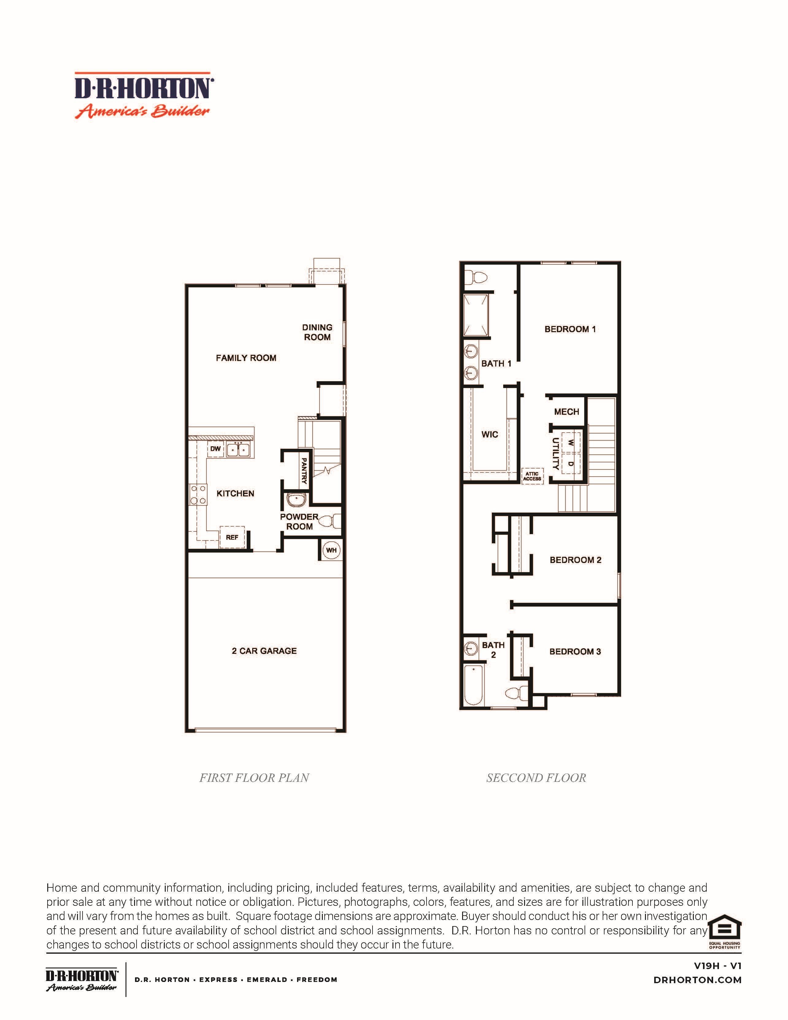 casa en Mansfield Estates por D.R. Horton Basic