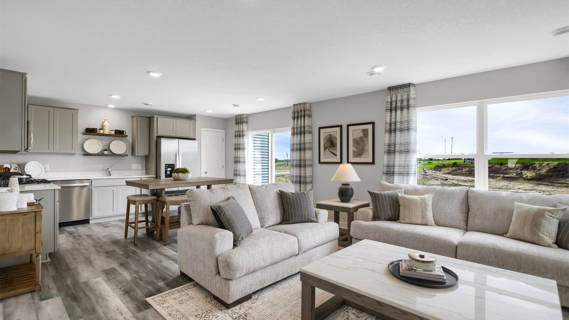 The Duet - Lower Level - Highview Park Twin Homes: Shakopee, Minnesota - D.R. Horton