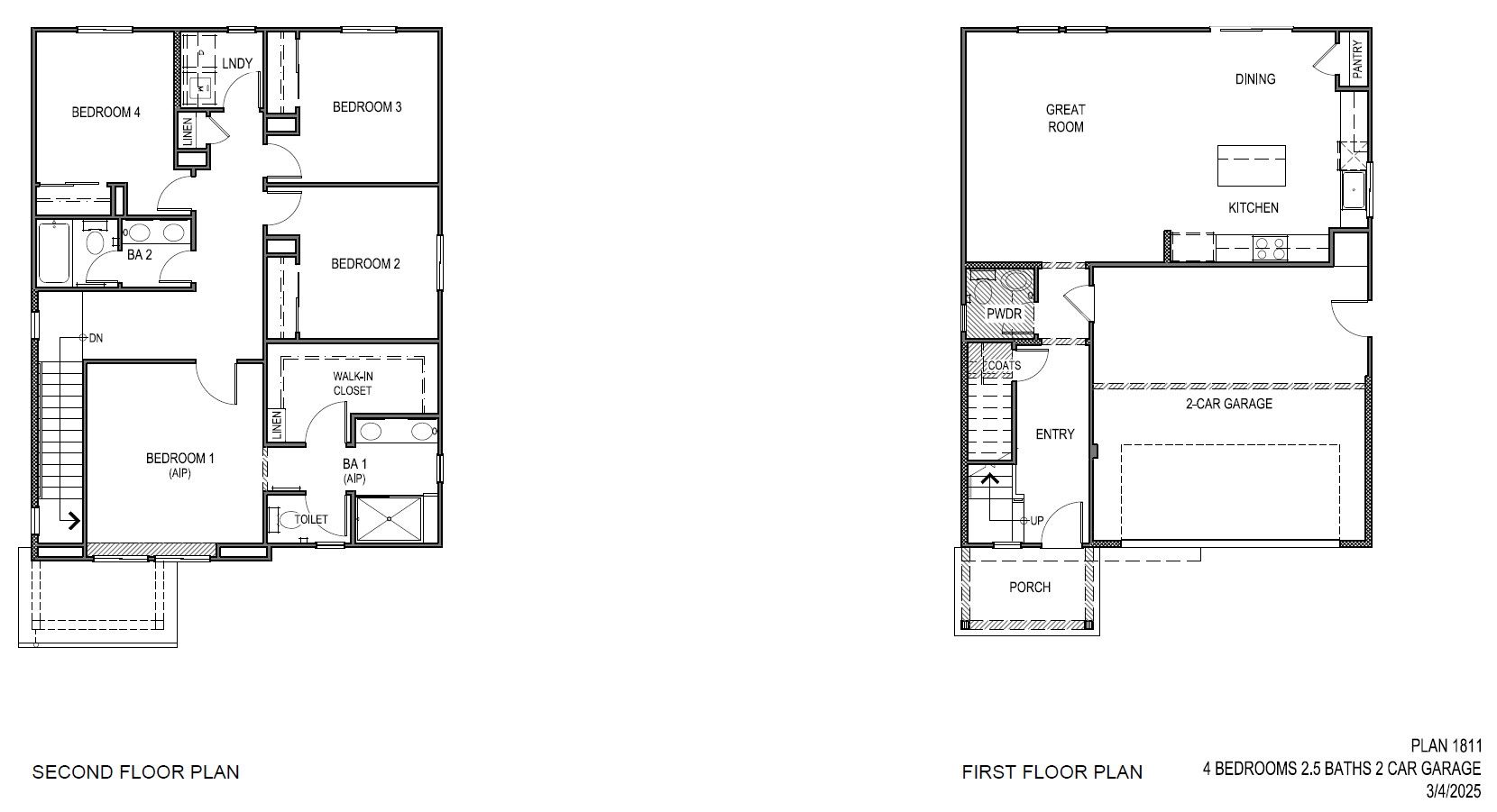 Plan 1811 - Jasper: Lincoln, California - D.R. Horton