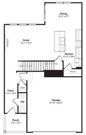 Edmon - Magnolia Heights: Grimes, Iowa - D.R. Horton Basic