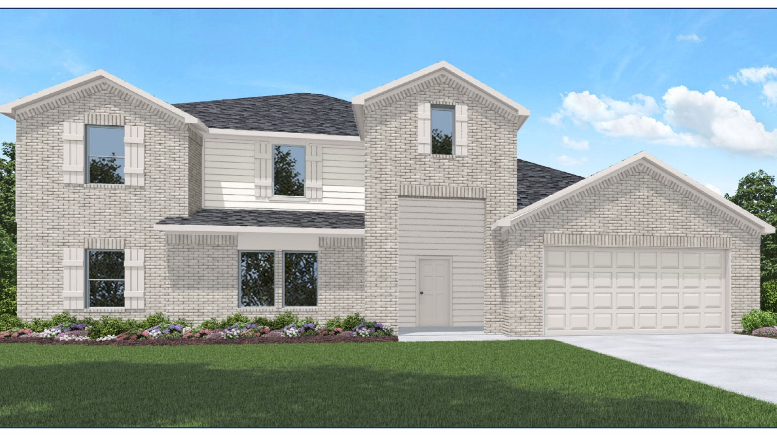 Plan E60E - Riverside Estates: Mont Belvieu, Texas - D.R. Horton