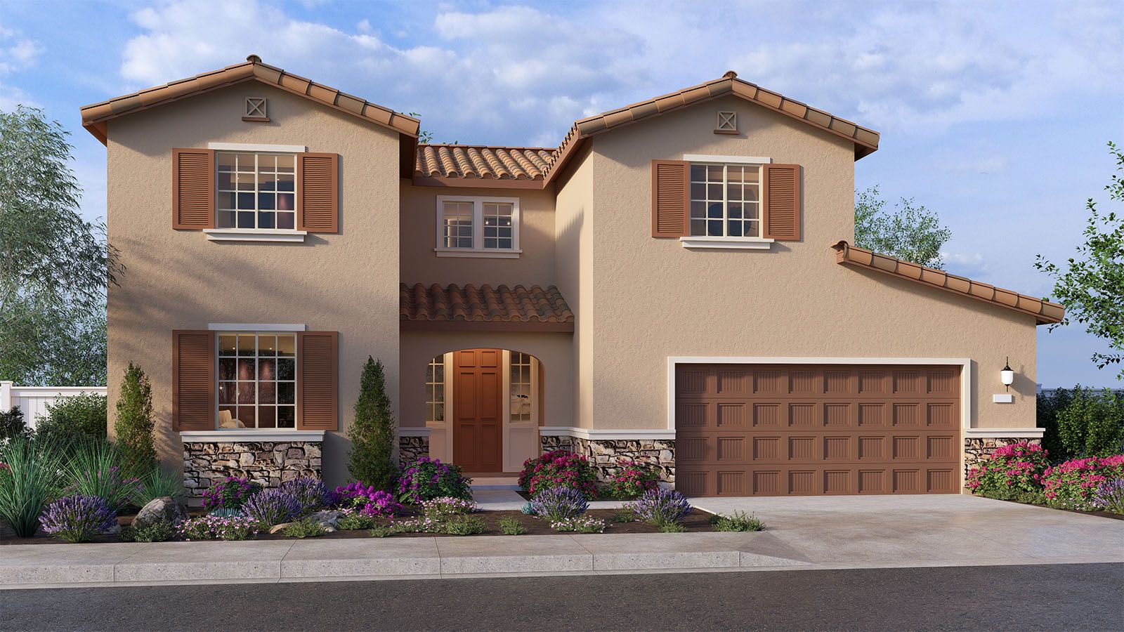 Residence 2430 - The Collection at Campanile: Cathedral City, California - D.R. Horton