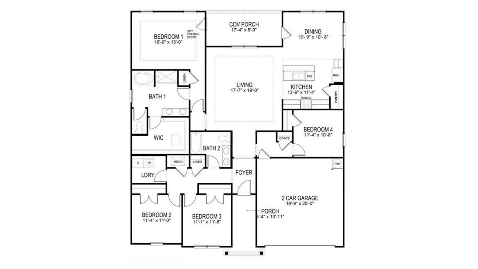The Clayton floor plan