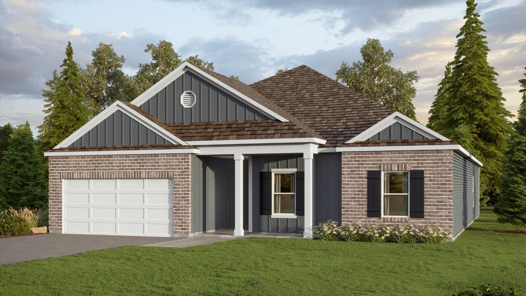 The Oakdale - High Point: Hanceville, Alabama - D.R. Horton