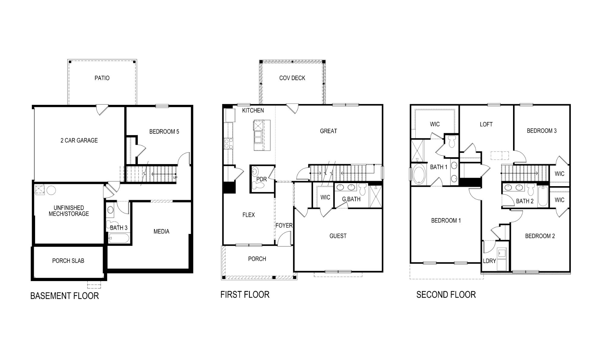 The Pinehurst floor plan