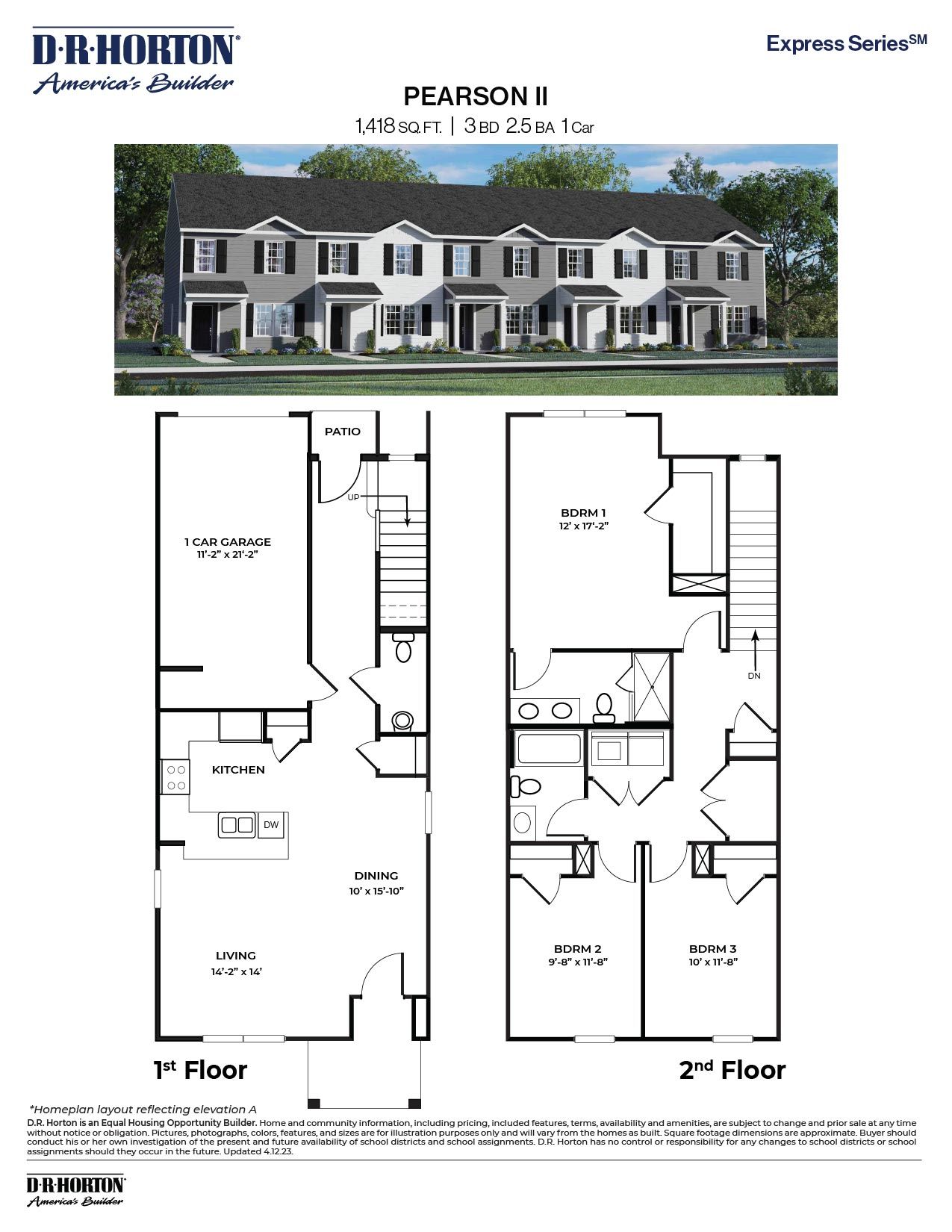 PEARSON II floor plan