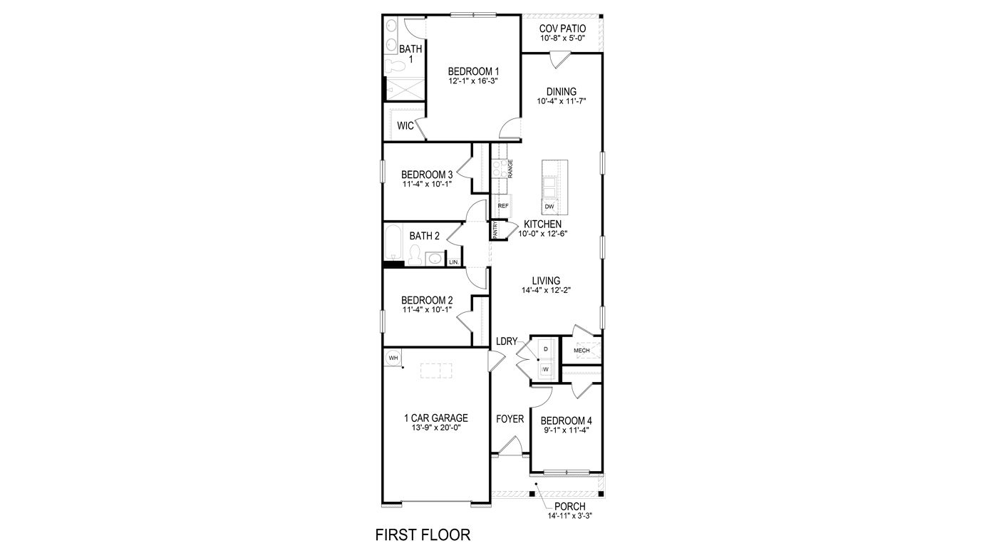 The Ryker floor plan