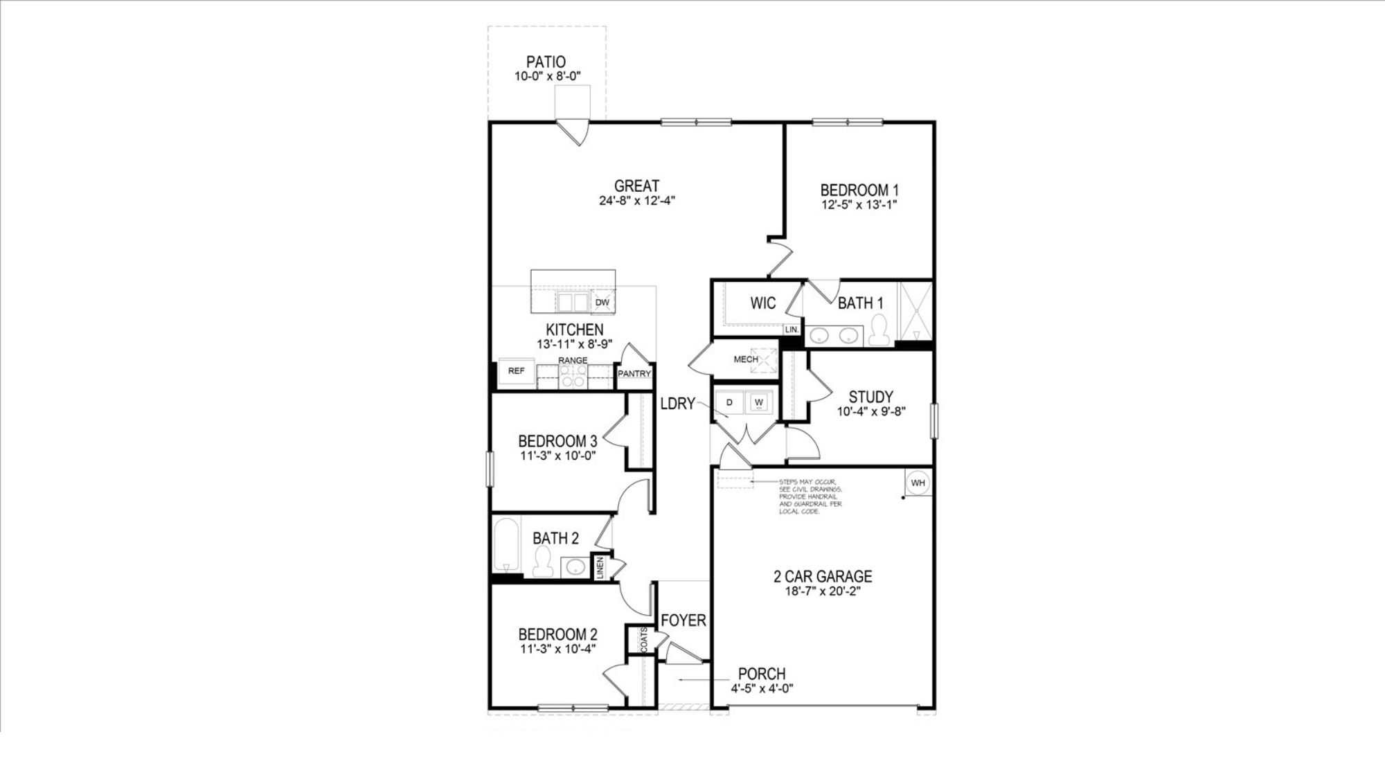 The Freeport floor plan
