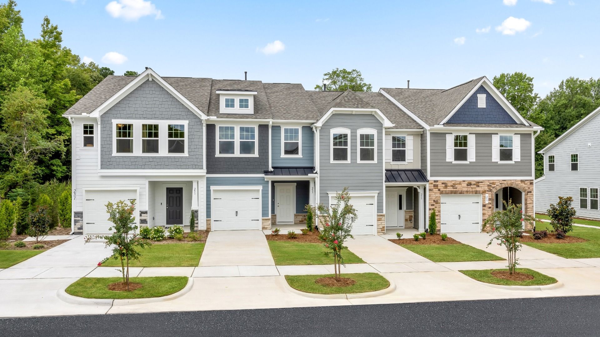 Litchfield - North First Street Townes: Mebane, North Carolina - DRB Homes