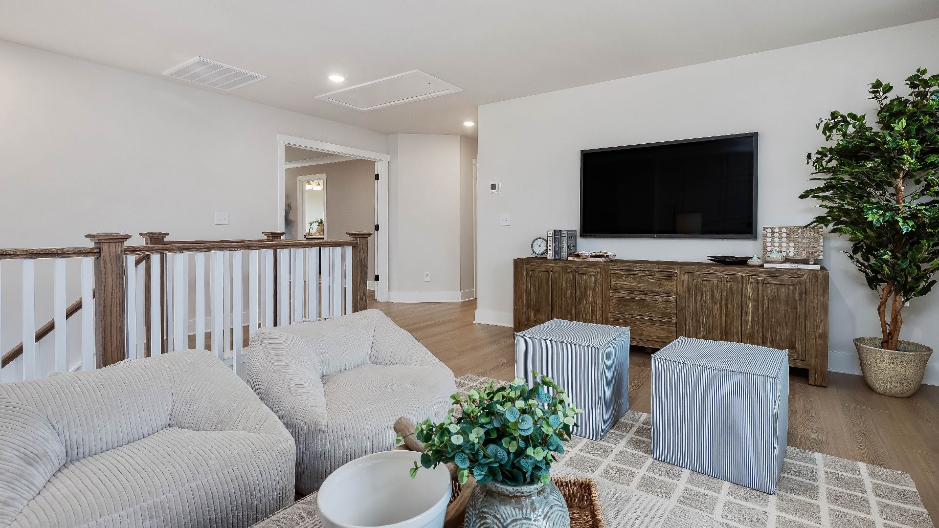 Stonefield home plan spacious upstairs loft