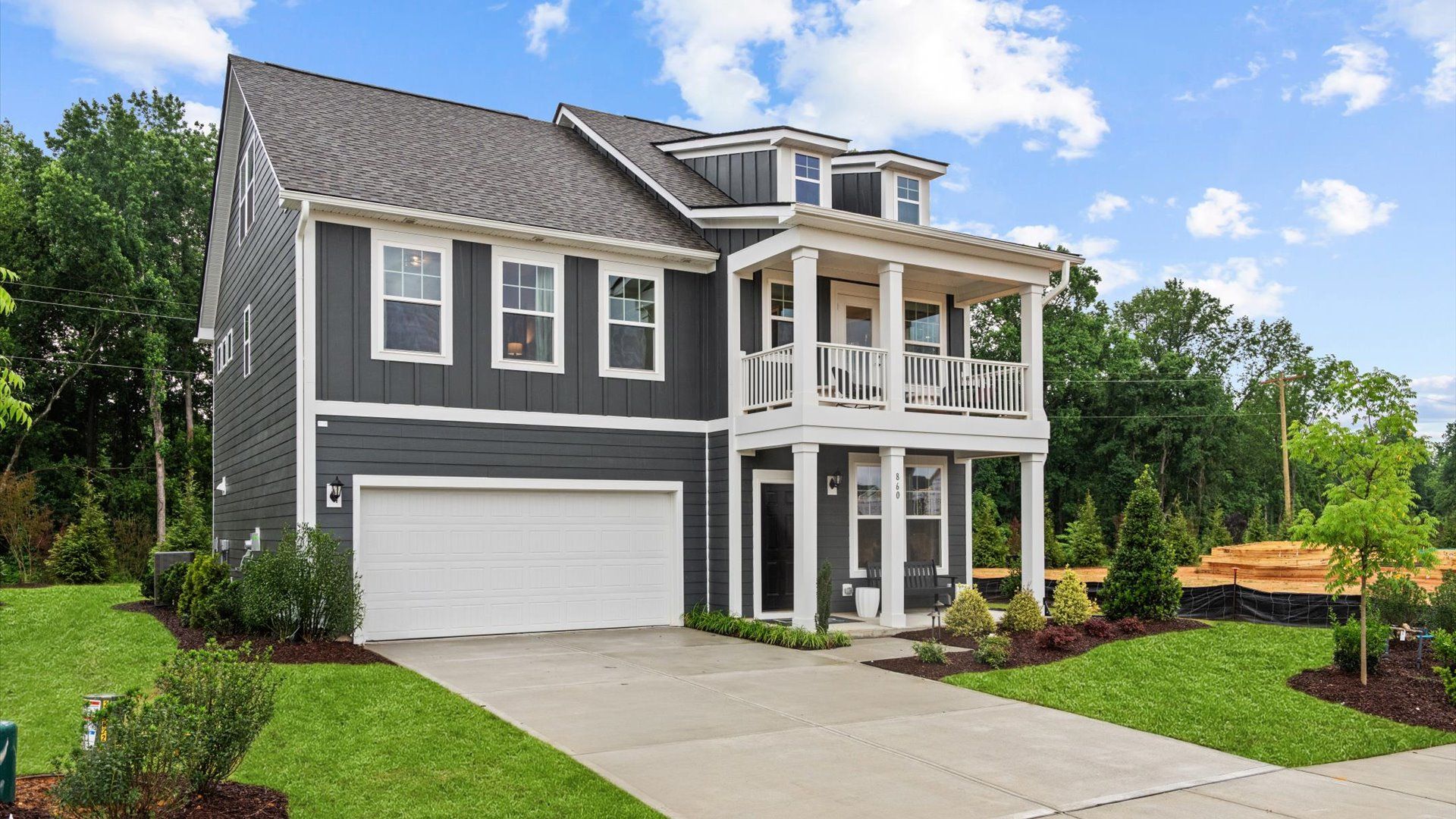 Exterior Elevation of the Pelham Home Plan