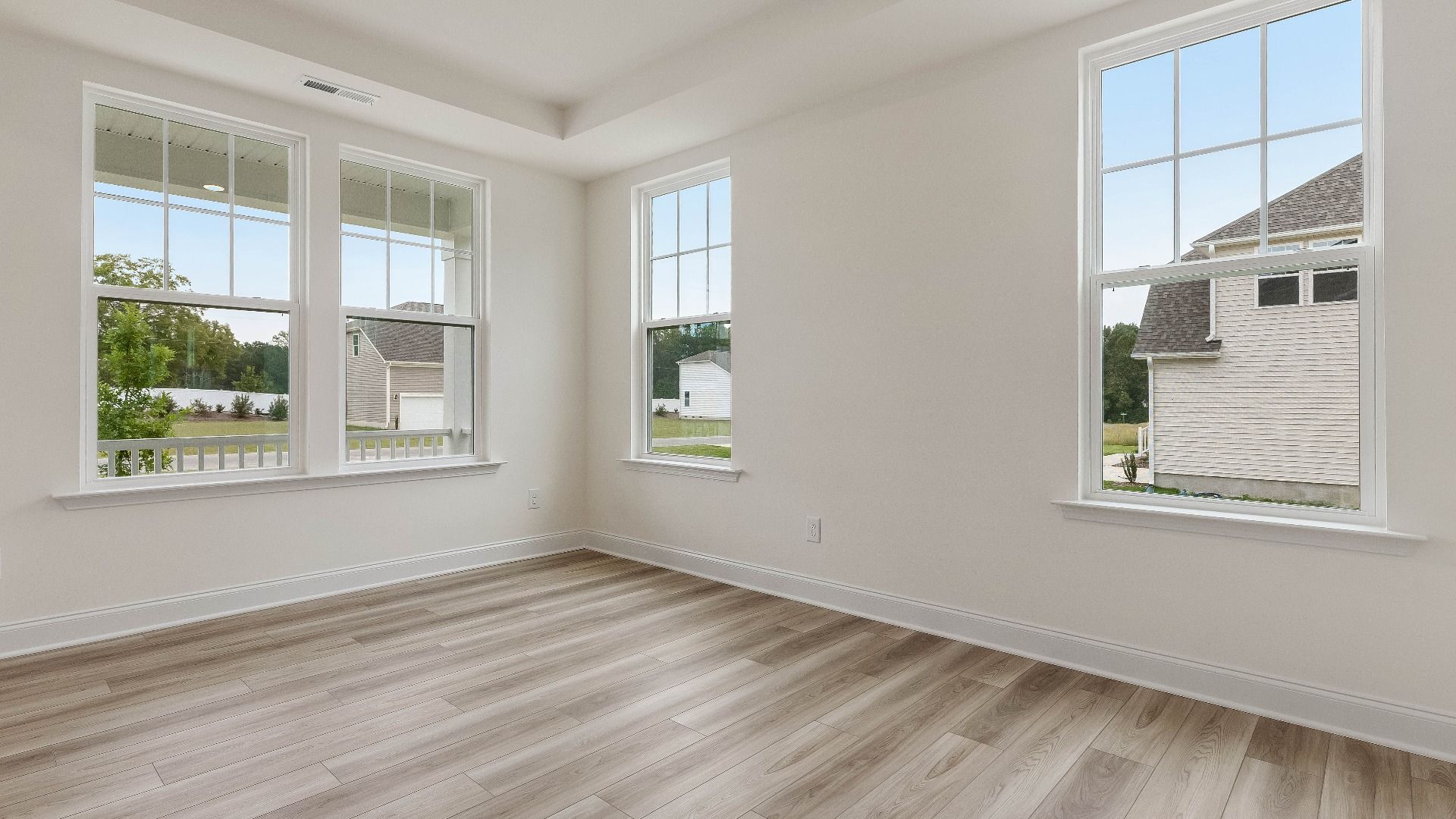 Stonehaven home plan formal dining room with tray ceiling