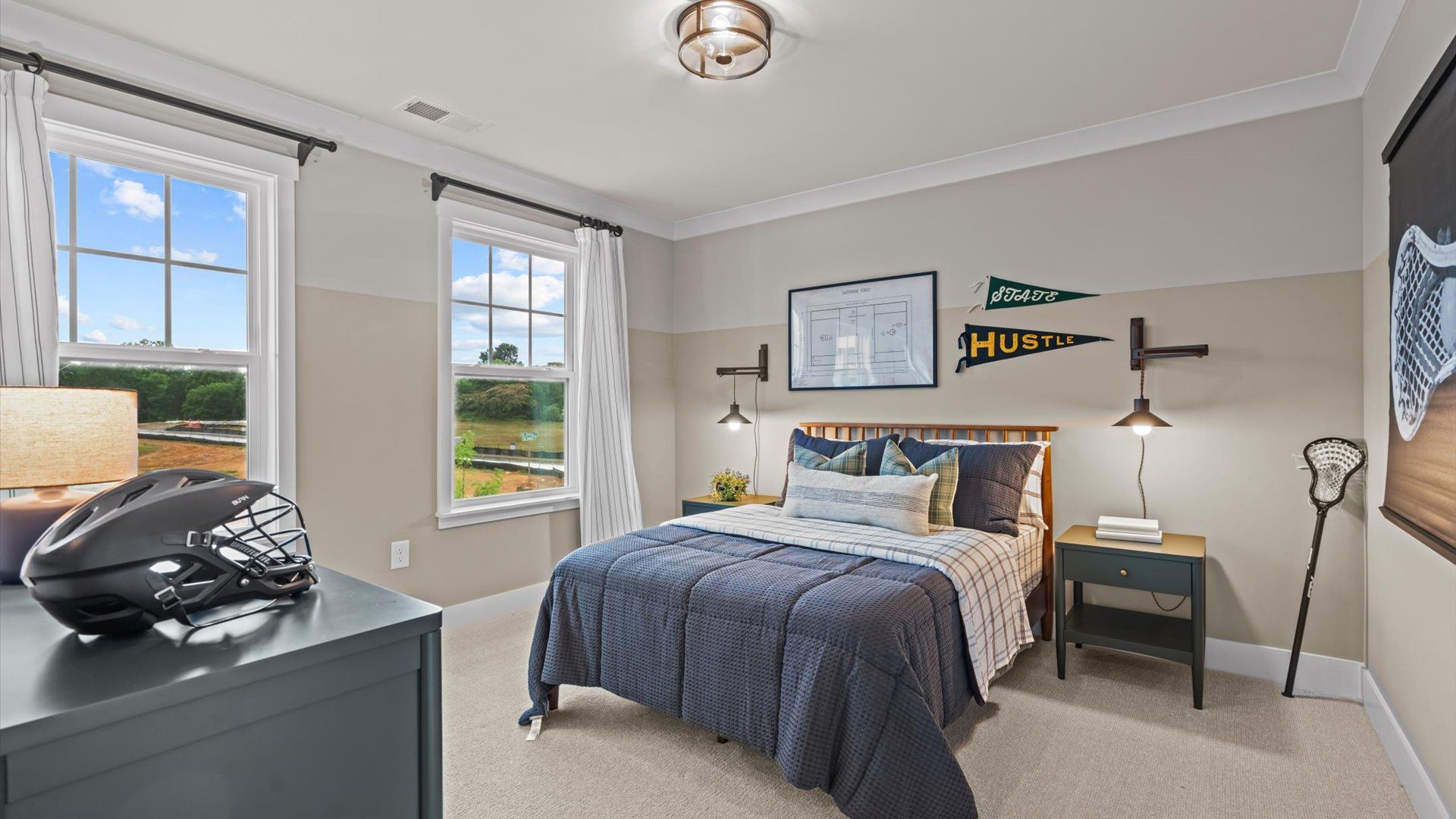 Pelham home place secondary bedroom/guest suite with closet