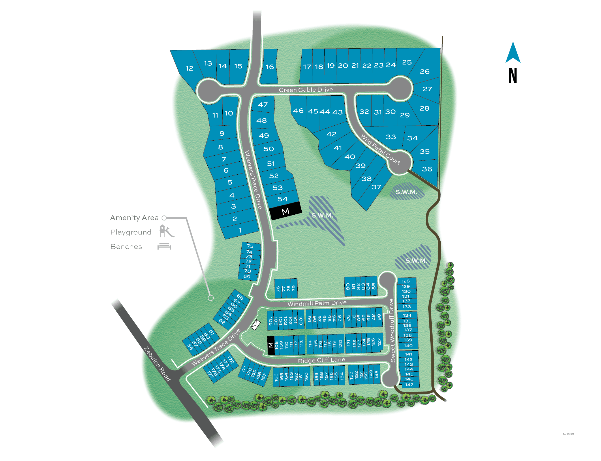 Weavers Ridge Single Family in Zebulon, NC New Homes by DRB Homes