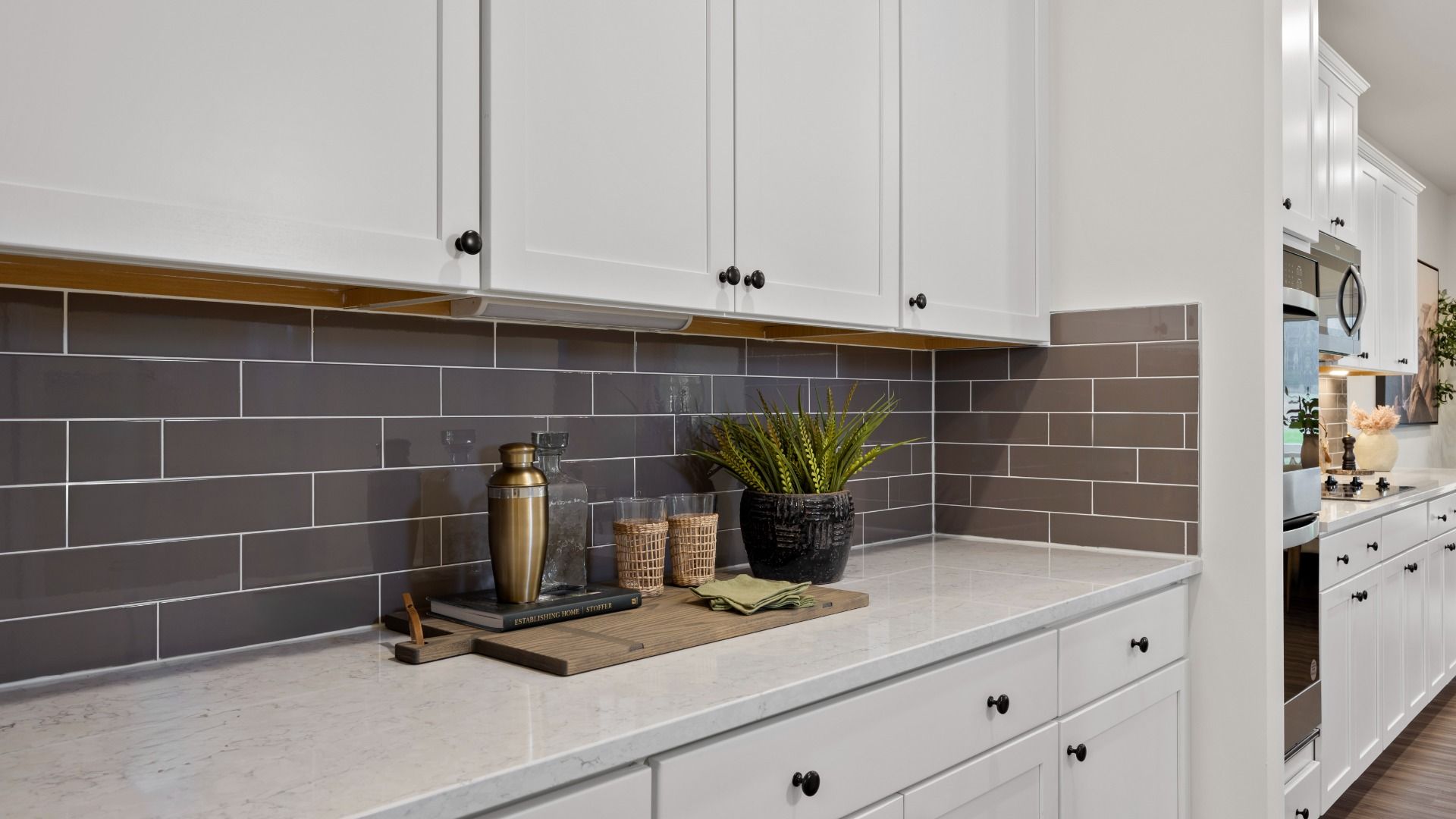 Townsend home plan butler's pantry creating flow between formal dining room and kitchen